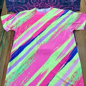 Electro Threads Shirt Festival Rave Cosmic Art To Wear Size Large ** LOT OF 2 **